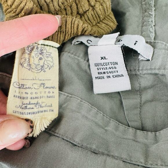 Women’s Boho Casual Lot Of 2 Pleated Knee Length Skirts Size XL - Picture 3 of 4